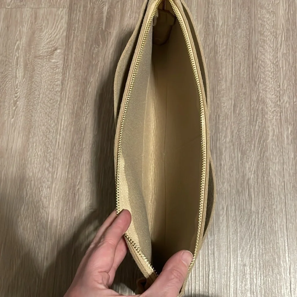 Women’s Felt Purse Insert Organizer 14 X 5.5 Small Tote Handbag Shaper